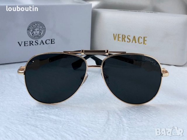 Versace VE2236 мъжки слънчеви очила авиатор унисекс дамски, снимка 8 - Слънчеви и диоптрични очила - 41939999