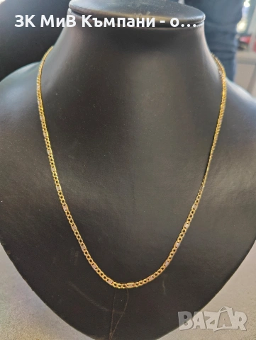 Златен синджир 2.92гр 14к 50см, снимка 4 - Колиета, медальони, синджири - 53680953