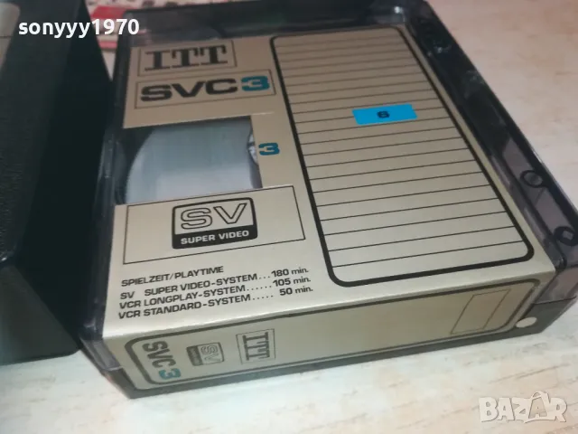 ITT SVC3 SV SUPER VIDEO TAPE-ВНОС SWISS 0110241710, снимка 4 - Аудио касети - 47424016