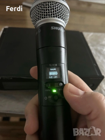 Shure SLXD24  SM58, снимка 9 - Микрофони - 53090065
