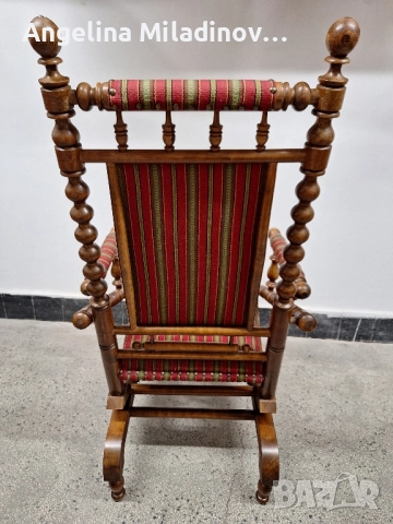 Люлеещ стол дъб масив , снимка 6 - Столове - 51618571