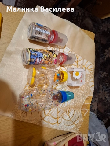 шишета и залъгалка , снимка 6 - Прибори, съдове, шишета и биберони - 53117719