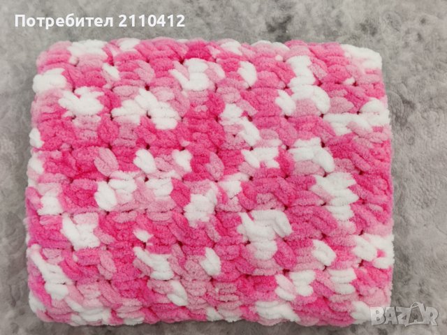 Плетени бебешки одеяла, снимка 3 - Спално бельо и завивки - 37537500