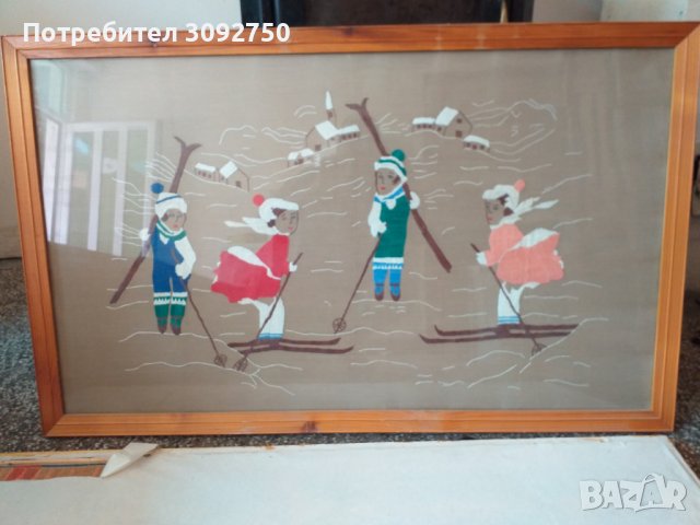 Картина ръчна бродерия, снимка 3 - Картини - 41517609