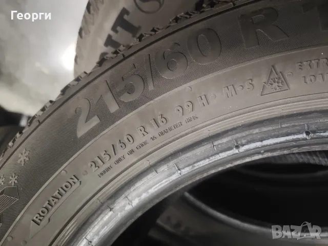 4бр.зимни гуми 215/60/16 Semperit, снимка 3 - Гуми и джанти - 48813931