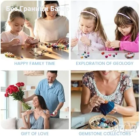 Нова Машина за полиране на камъни Jofuni – STEM подарък за деца и възрастни, снимка 6 - Други - 49693246