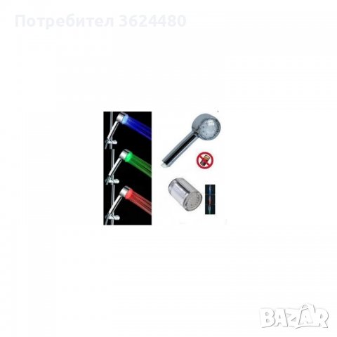 LED накрайници за душ и смесителна батерия  , снимка 3 - Други стоки за дома - 39909066