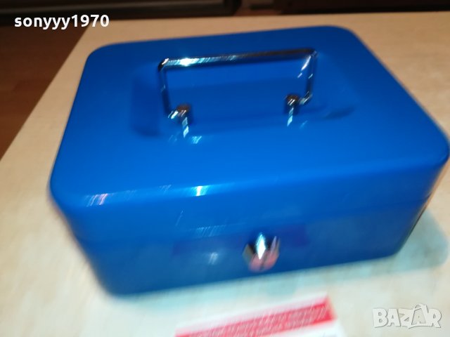 СЕИФ-КАСА 20Х16Х8СМ-МЕТАЛНА БЕЗ КЛЮЧ 0110211024, снимка 4 - Антикварни и старинни предмети - 34312485