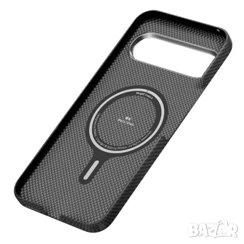 Pitaka Ultra Slim MagSafe Case - кевларен кейс MagSafe Google Pixel 9 Pro XLUltra-Slim Black/Grey 

, снимка 2 - Калъфи, кейсове - 50233528