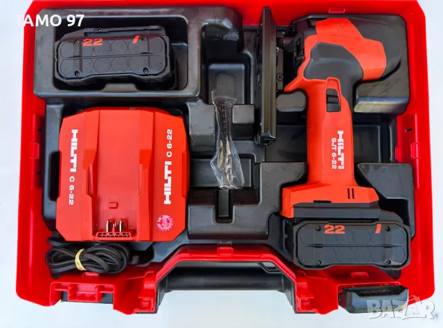 Hilti SJT 6-22 Nuron - Безчетков прободен трион /зеге 2x22V 5.10Ah , снимка 2 - Други инструменти - 50038118