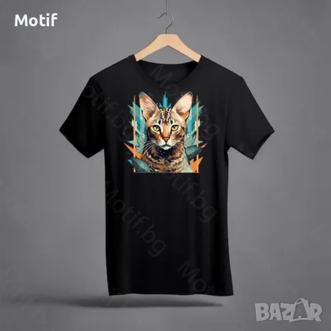 Тениска с щампа КОТКА Бенгалска котка / Bengal Cat t-shirt, снимка 1