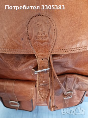 Раница от камилска кожа, снимка 6 - Раници - 41189723