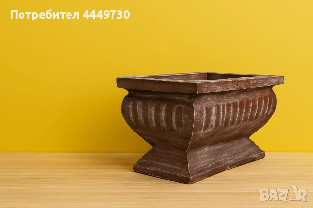 Саксия от бетон, снимка 4 - Саксии и кашпи - 51196851