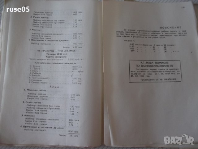 Книга "Единни норми в мебелното производство-ИНРА"-236 стр., снимка 7 - Специализирана литература - 39965184