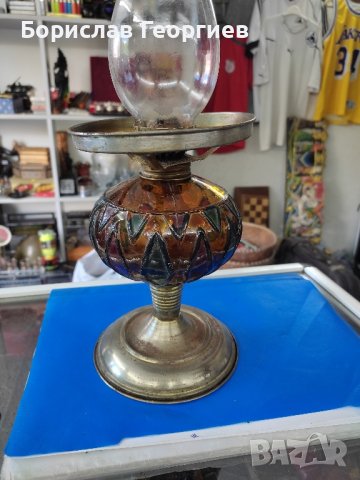 Стара газена лампа Hong Kong, снимка 2 - Антикварни и старинни предмети - 41794189