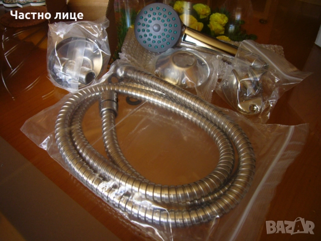 Смесителна душ батерия ”FERRO Armatura” (Полша) с метален шлаух и слушака, снимка 7 - ВИК - 51582718