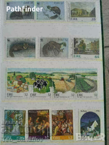 Луксозен албум класьор с марки -Ирландия, снимка 6 - Филателия - 44742549
