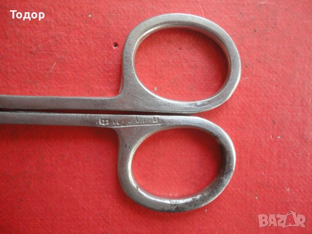 Българска ножичка ножица от соца 1, снимка 4 - Фризьорски принадлежности - 42231043