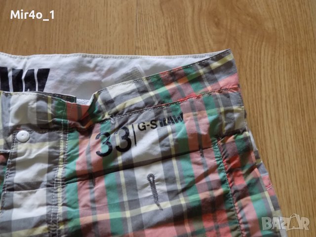 Къси панталони g-star raw g star шорти гащета спорт оригинал мъжки M, снимка 7 - Спортни дрехи, екипи - 40322714
