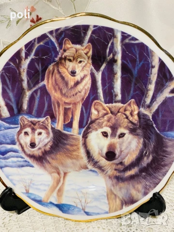 порцеланова чиния за стена , снимка 2 - Декорация за дома - 51255220