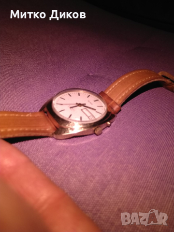 Slava 27 jewels automatic часовник Слава автоматик 5Au-златно покритие работи точно като нов от соца, снимка 7 - Мъжки - 44560128