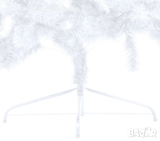 Изкуствена коледна елха - бяла -120см