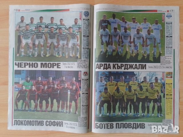 Тема спорт албум Първа лига зима 2022-23, снимка 3 - Колекции - 41892398