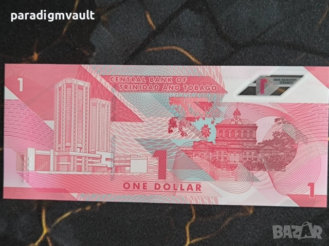 Банкнота - Тринидад и Тобаго - 1 долар UNC | 2020г, снимка 2 - Нумизматика и бонистика - 53817130