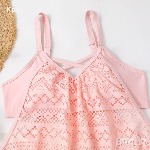 Бански костюм от две части танкини, размери М, снимка 3 - Бански костюми - 44610973