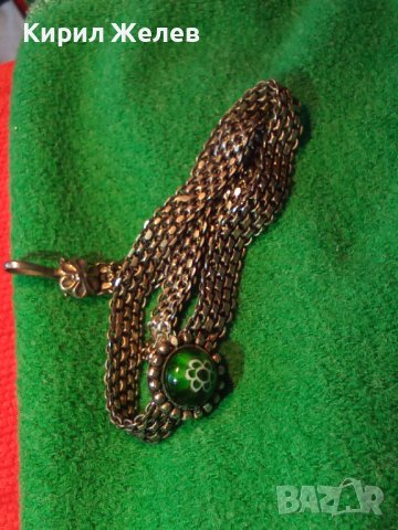 СТАРО РЕТРО ГОТИК АРТ КОЛИЕ ЧОКЪР посребрена благородна стомана с ВЕНЕЦИАНСКО СТЪКЛО МУРАНО 38661, снимка 18 - Антикварни и старинни предмети - 41682298