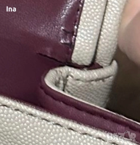 Бежова чанта шане@л, снимка 5 - Чанти - 53333236