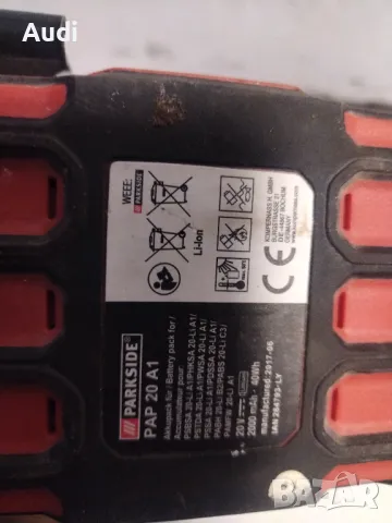Акумолаторен винтпверт  PARKSIDE  20V  2.A.h  max. 13mm PABS 20Li C3 Винтоверт има проблем с ед мото, снимка 3 - Винтоверти - 49910392