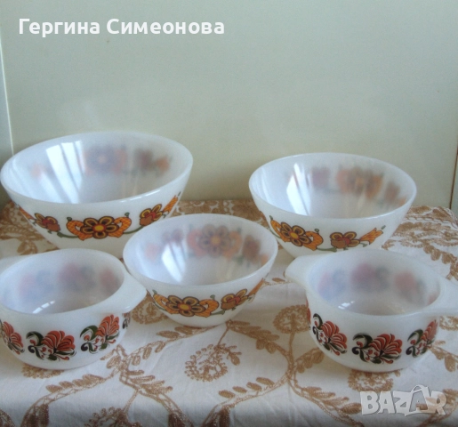 Лот купи YENA GLASS, снимка 9 - Чинии - 52616110