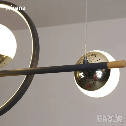 Дизайнерско LED осветително тяло, висящо ЛЕД висящи лампи, модерни, снимка 5 - Лед осветление - 53126432