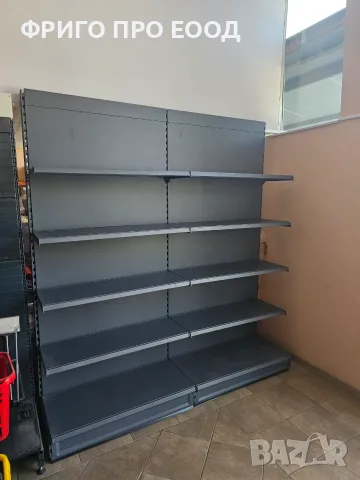 Метален крайстенен стелаж 1000 x 2210 мм, снимка 3 - Стелажи и щандове - 56021833