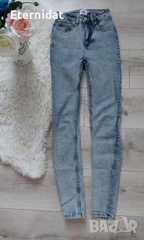 Дънки слим с висока талия , снимка 5 - Дънки - 41471452