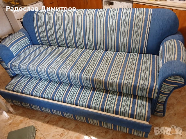 Диван разтегателен , снимка 3 - Дивани и мека мебел - 52904388