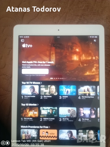 Айпад 6 WIFI,32GB, 2021г!Отключен,готов за работа!, снимка 3 - Таблети - 52115403