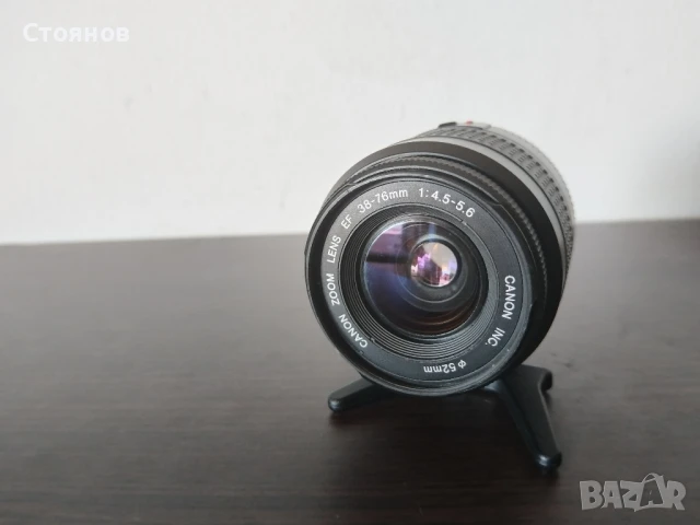 Обективи Canon EF 38-76mm f/4.5-5.6 Japan, снимка 5 - Обективи и филтри - 48730794