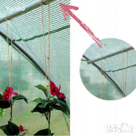 Компактна бяла оранжерия 3 × 2 × 2 м – идеални условия за вашите растения, снимка 4 - Оранжерии - 53856009