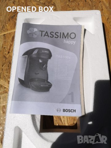 Еспресо машина, BOSCH Tassimo Happy TAS1002, 0.7л, 1400W, черна, снимка 10 - Кафемашини - 40773421