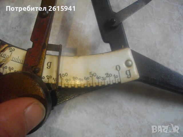 Антикварен Кантар-ВезнаСтар/Старинен-Античен-Аптекарски-ОТЛИЧЕН-Колекционерски, снимка 9 - Антикварни и старинни предмети - 38780779