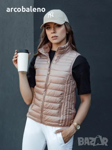 Дамско ватирано яке без ръкави с изправена яка STYLISHZ, 5цвята , снимка 11 - Якета - 47465180