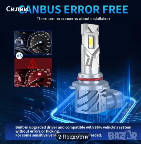 Качествени Алуминиеви Лед Крушки Х11 Х8 Х9 2бр. Комплект LED 12-24V H11 H8 H9 18000LM, снимка 5 - Аксесоари и консумативи - 50301618