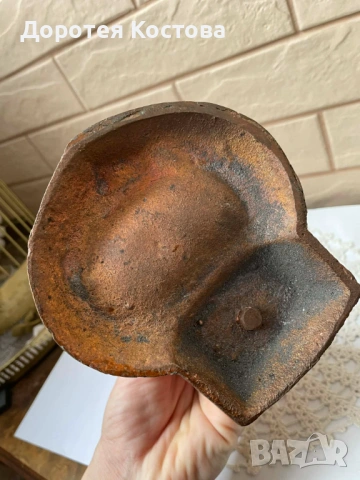 Красив меден пепелник Египет, закупен от Англия, снимка 8 - Антикварни и старинни предмети - 53626885