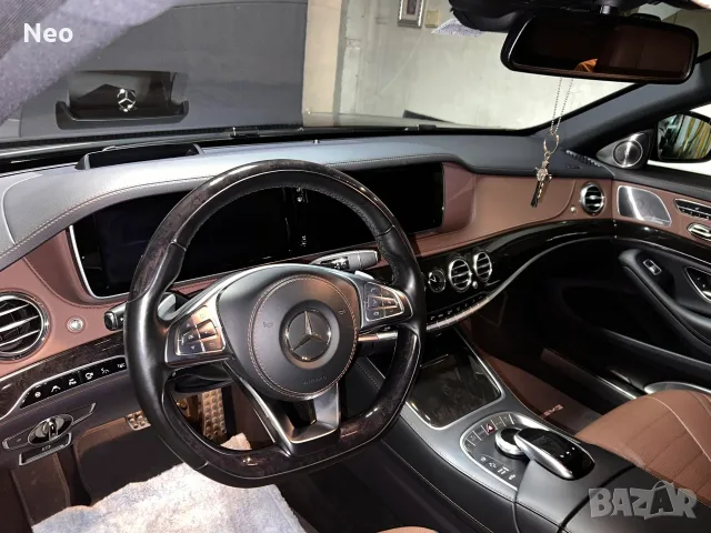 Mercedes-Benz S 500 Long* AMG* 4matic* 360cam* Burmester* 3xTV* Pano*, снимка 14 - Автомобили и джипове - 56201604
