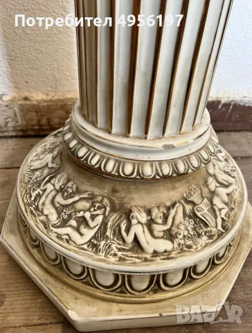 Порцеланова колона Capodimonte , снимка 7 - Декорация за дома - 56177571