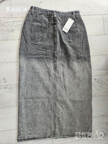 НОВА дънкова пола XXL, снимка 3 - Поли - 42310058