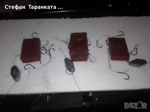 капан за риболов на сладководни риби със 4 куки или така наречената комбайна , снимка 5 - Такъми - 51360657