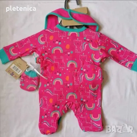 Бебешки комплект 0-3м Внос от Англия , снимка 2 - Комплекти за бебе - 48378020